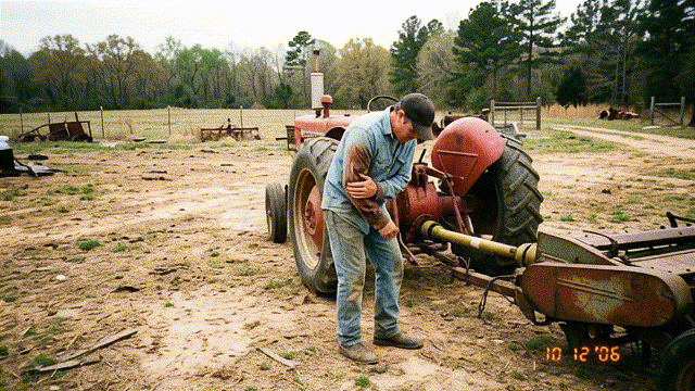 Farmer with serious arm injury