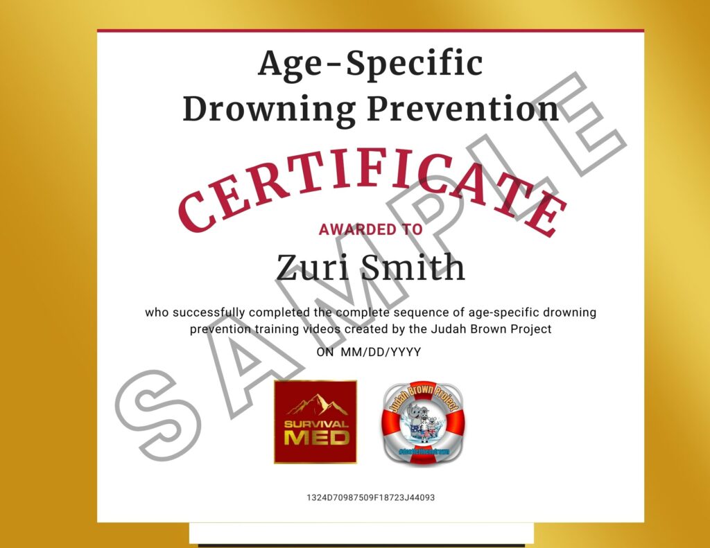 Age-Specific Child Drowning Prevention & Water Safety Course