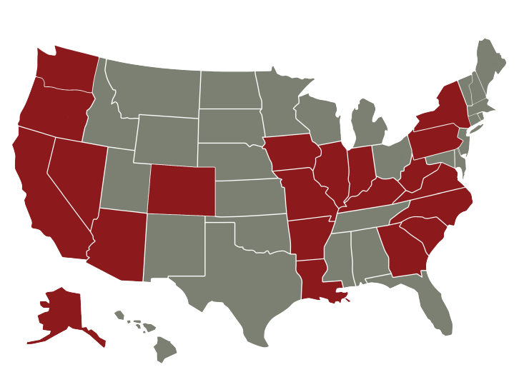 Survival Med instructor map - North America